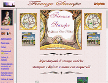 Tablet Screenshot of firenzestampe.com